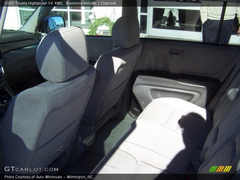 Bluestone Metallic / Charcoal 2003 Toyota Highlander V6 4WD