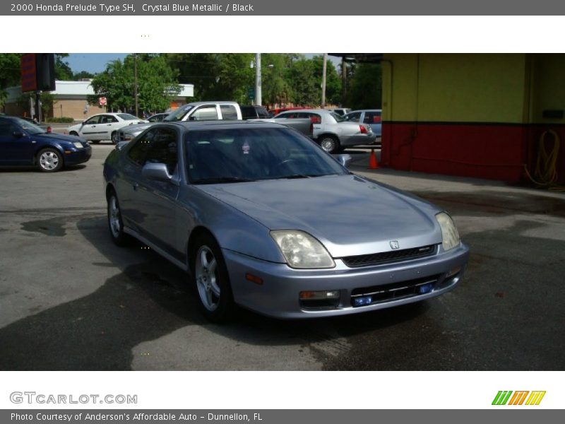 Crystal Blue Metallic / Black 2000 Honda Prelude Type SH