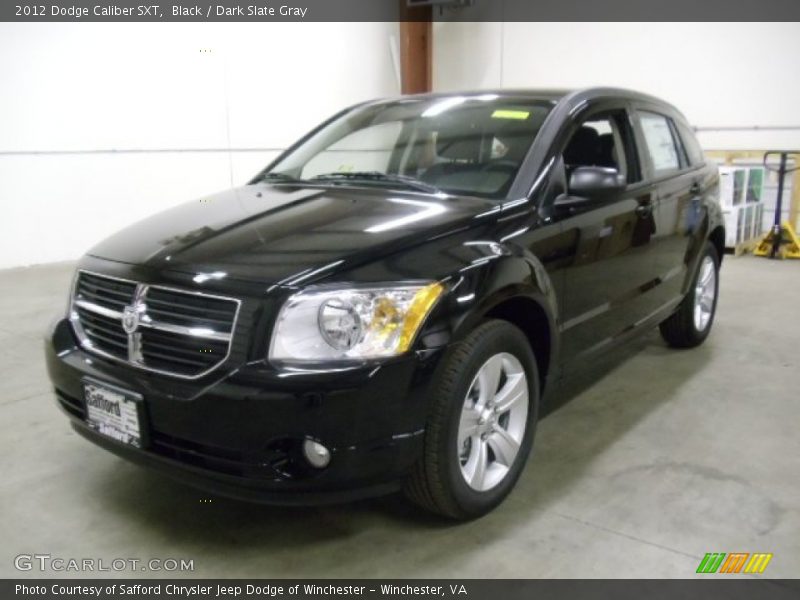 Black / Dark Slate Gray 2012 Dodge Caliber SXT