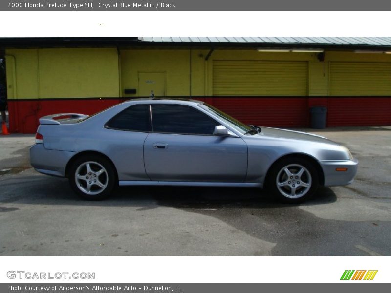 Crystal Blue Metallic / Black 2000 Honda Prelude Type SH
