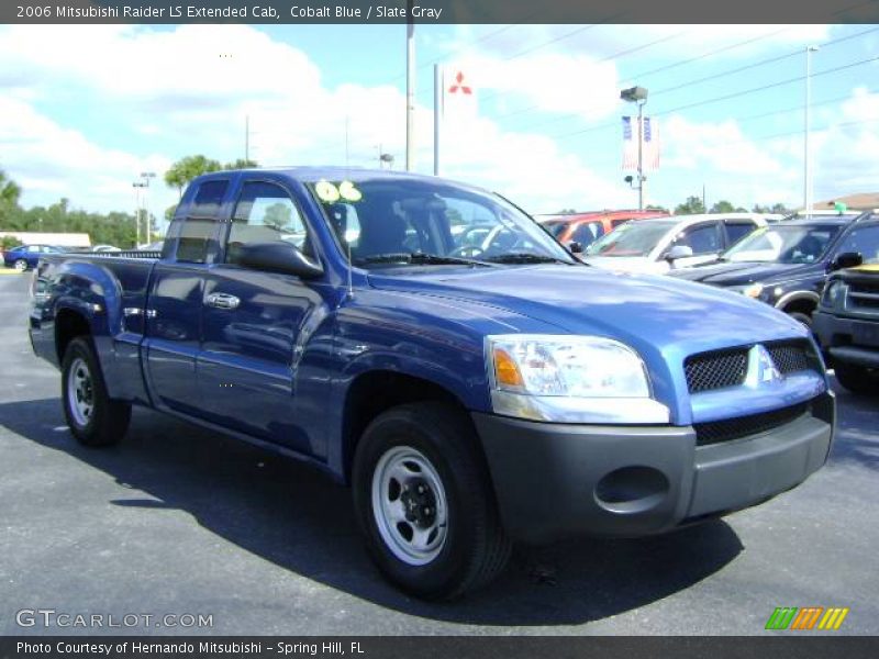 Cobalt Blue / Slate Gray 2006 Mitsubishi Raider LS Extended Cab