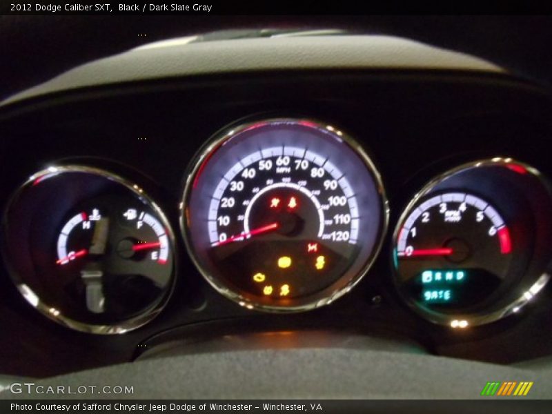 Black / Dark Slate Gray 2012 Dodge Caliber SXT