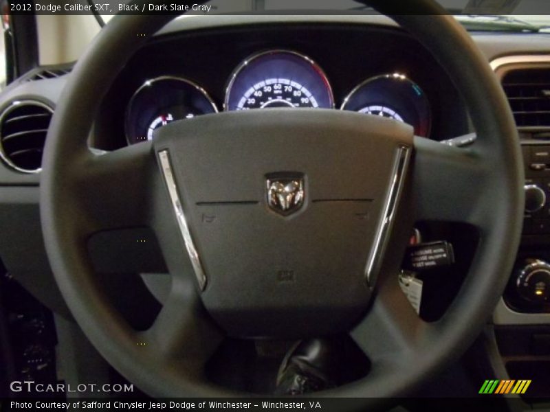 Black / Dark Slate Gray 2012 Dodge Caliber SXT