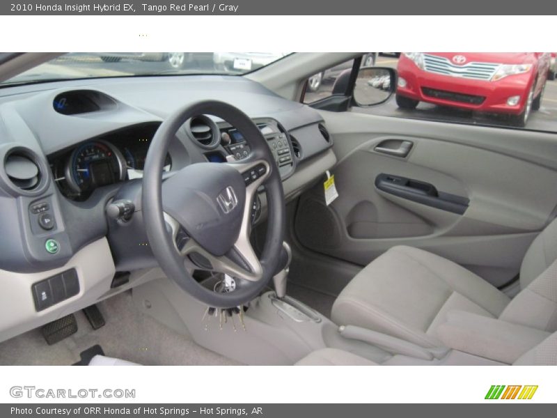 Tango Red Pearl / Gray 2010 Honda Insight Hybrid EX