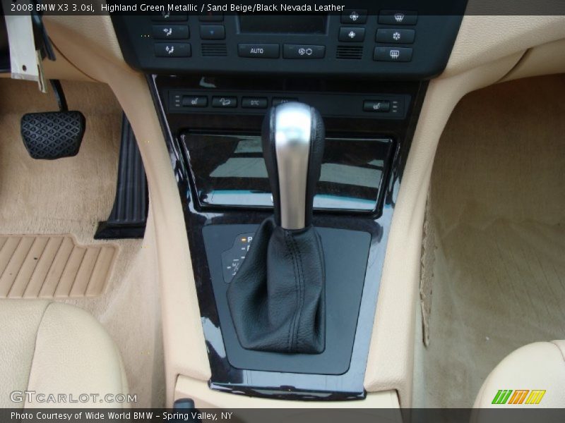 Highland Green Metallic / Sand Beige/Black Nevada Leather 2008 BMW X3 3.0si