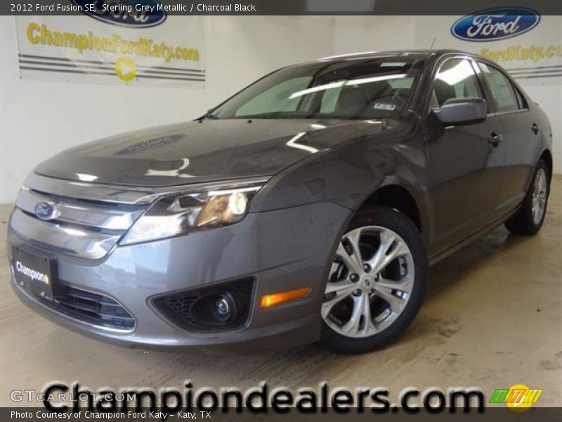 Sterling Grey Metallic / Charcoal Black 2012 Ford Fusion SE