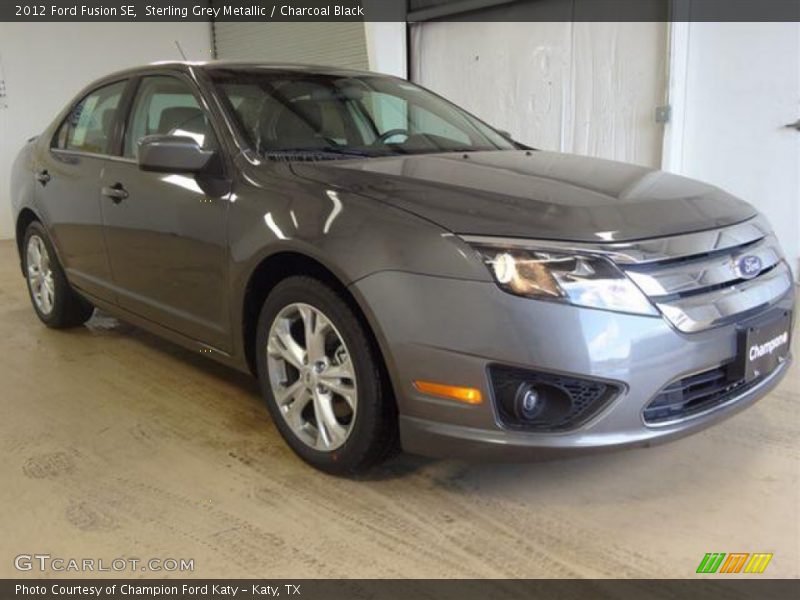 Sterling Grey Metallic / Charcoal Black 2012 Ford Fusion SE