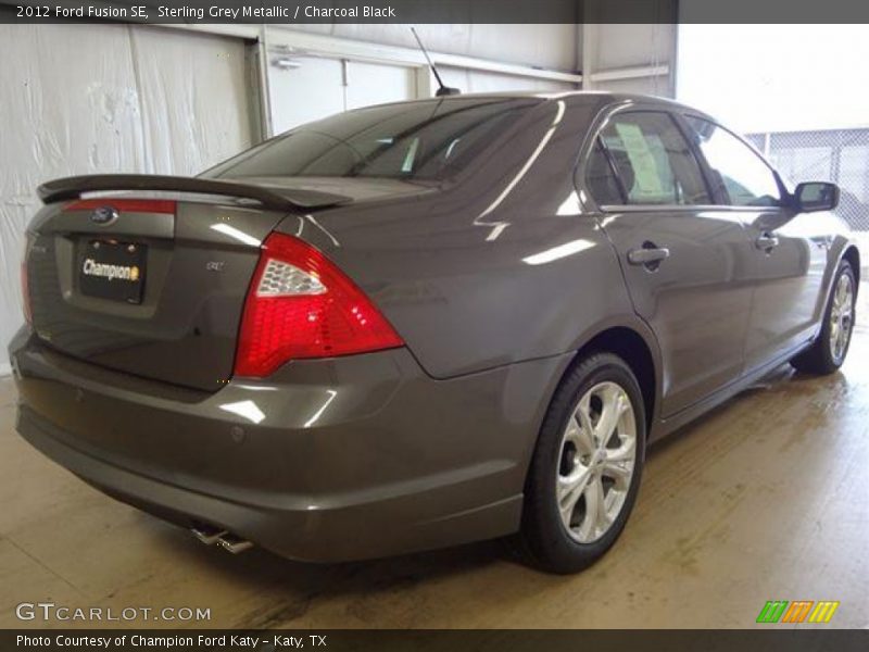Sterling Grey Metallic / Charcoal Black 2012 Ford Fusion SE
