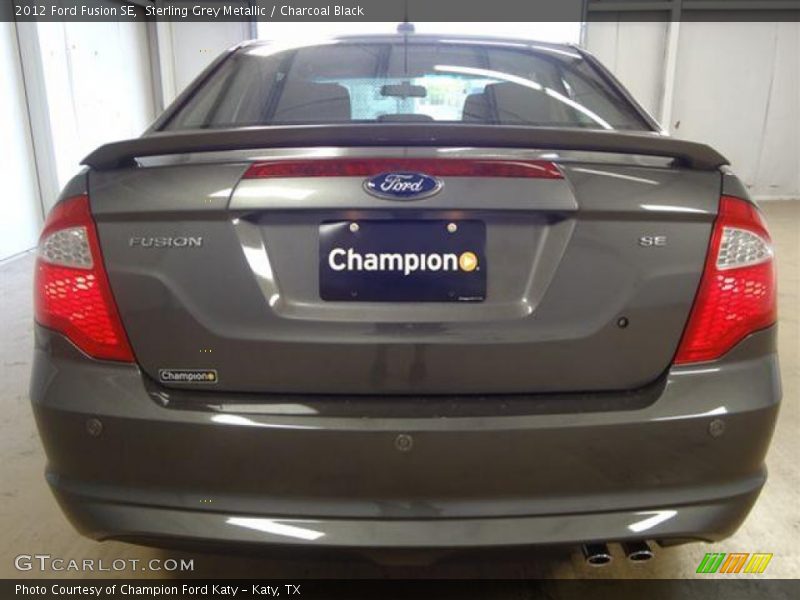 Sterling Grey Metallic / Charcoal Black 2012 Ford Fusion SE