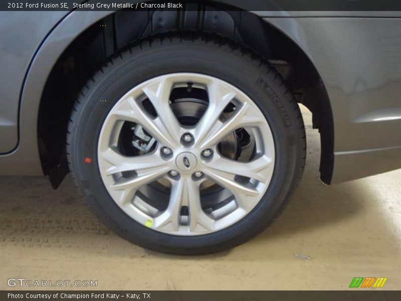 Sterling Grey Metallic / Charcoal Black 2012 Ford Fusion SE