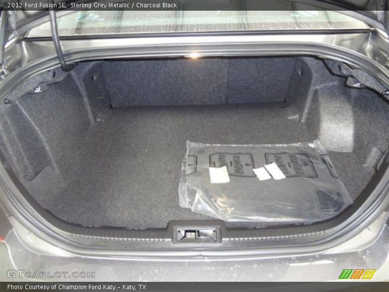 Sterling Grey Metallic / Charcoal Black 2012 Ford Fusion SE