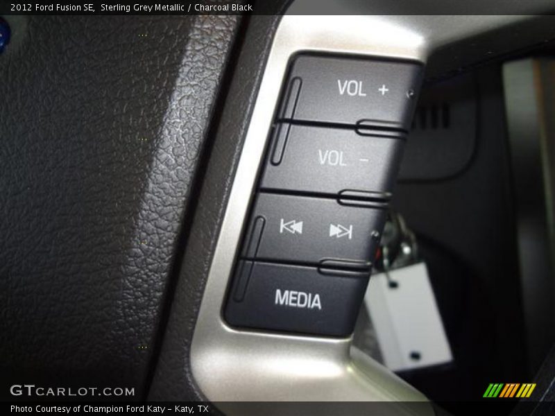 Sterling Grey Metallic / Charcoal Black 2012 Ford Fusion SE