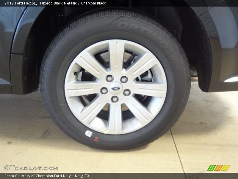 Tuxedo Black Metallic / Charcoal Black 2012 Ford Flex SE