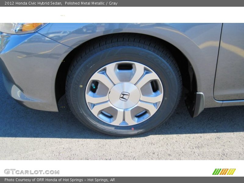 Polished Metal Metallic / Gray 2012 Honda Civic Hybrid Sedan