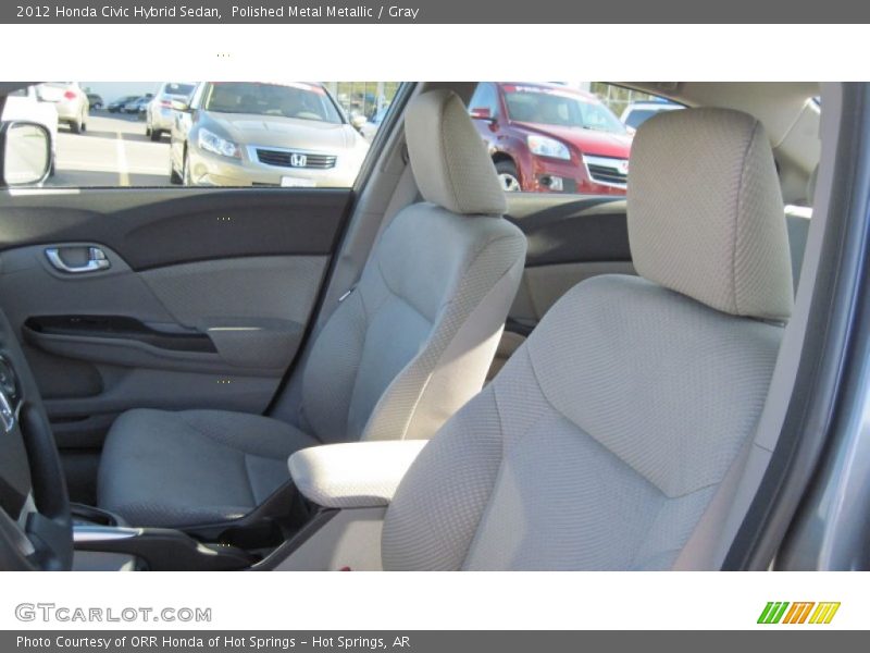 Polished Metal Metallic / Gray 2012 Honda Civic Hybrid Sedan