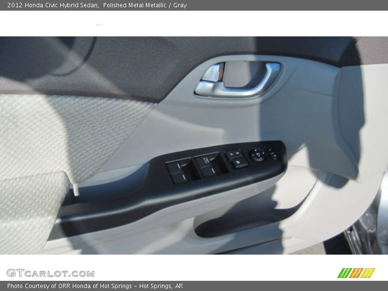 Polished Metal Metallic / Gray 2012 Honda Civic Hybrid Sedan