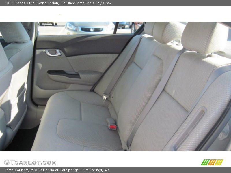 Polished Metal Metallic / Gray 2012 Honda Civic Hybrid Sedan