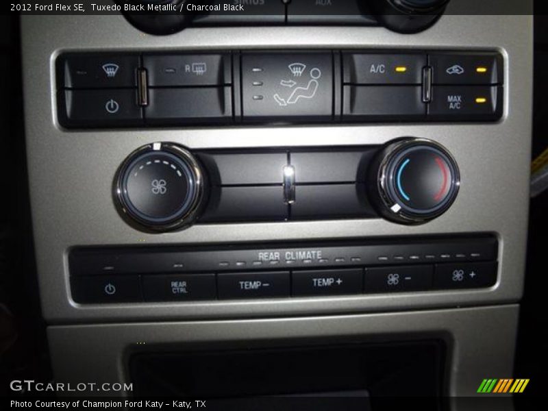 Tuxedo Black Metallic / Charcoal Black 2012 Ford Flex SE