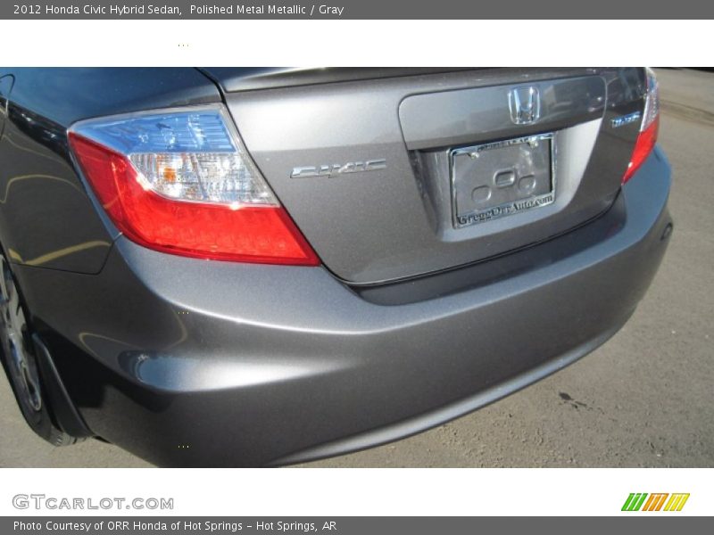 Polished Metal Metallic / Gray 2012 Honda Civic Hybrid Sedan