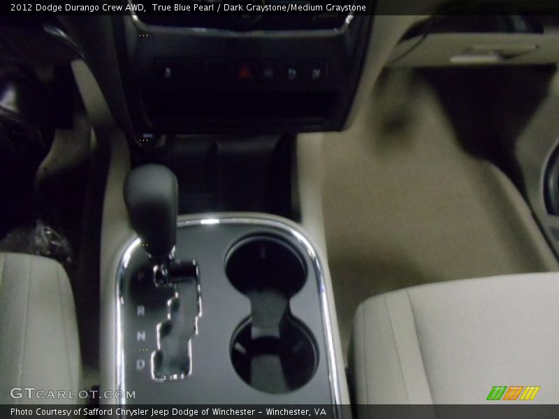 True Blue Pearl / Dark Graystone/Medium Graystone 2012 Dodge Durango Crew AWD