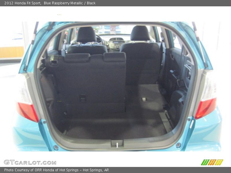 Blue Raspberry Metallic / Black 2012 Honda Fit Sport