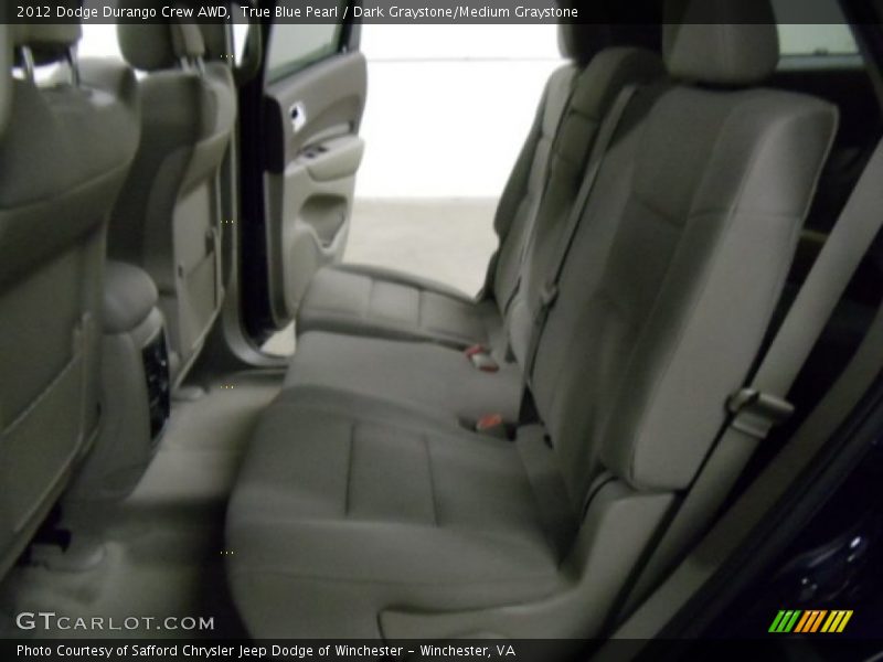 True Blue Pearl / Dark Graystone/Medium Graystone 2012 Dodge Durango Crew AWD