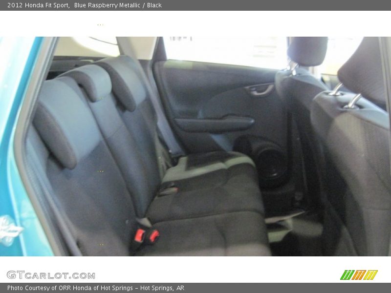 Blue Raspberry Metallic / Black 2012 Honda Fit Sport