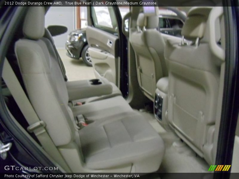 True Blue Pearl / Dark Graystone/Medium Graystone 2012 Dodge Durango Crew AWD