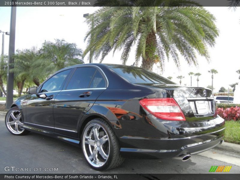 Black / Black 2010 Mercedes-Benz C 300 Sport
