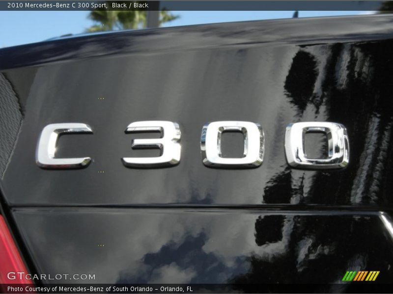 Black / Black 2010 Mercedes-Benz C 300 Sport