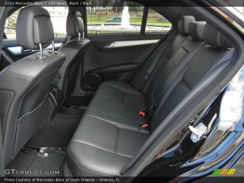 Black / Black 2010 Mercedes-Benz C 300 Sport