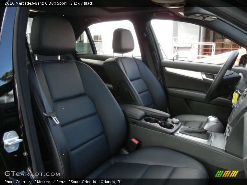 Black / Black 2010 Mercedes-Benz C 300 Sport