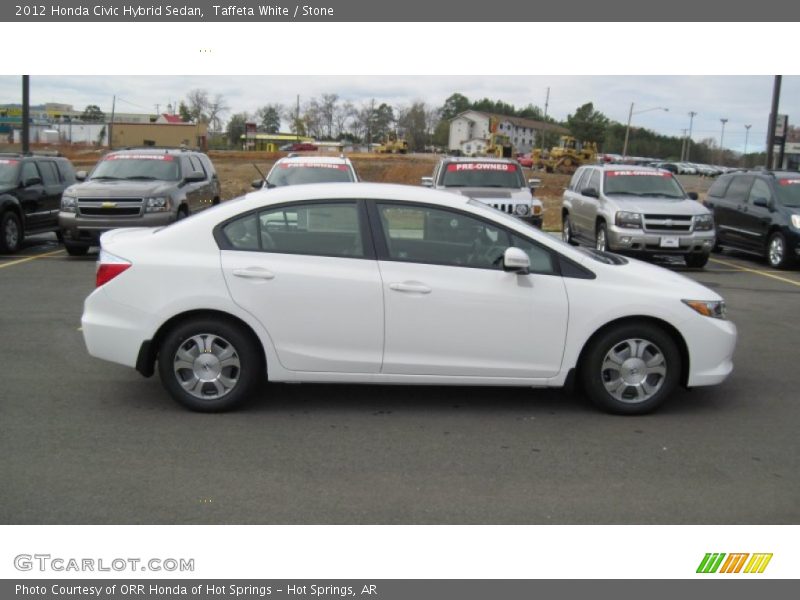  2012 Civic Hybrid Sedan Taffeta White