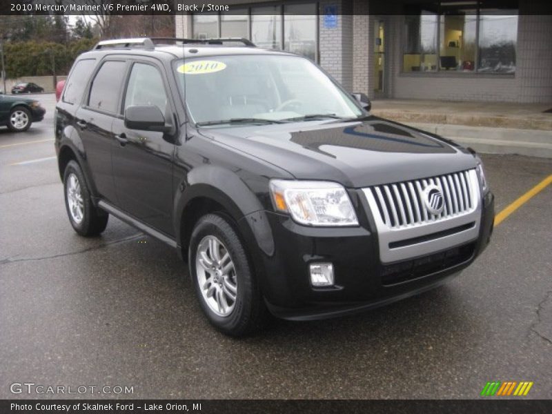 Black / Stone 2010 Mercury Mariner V6 Premier 4WD