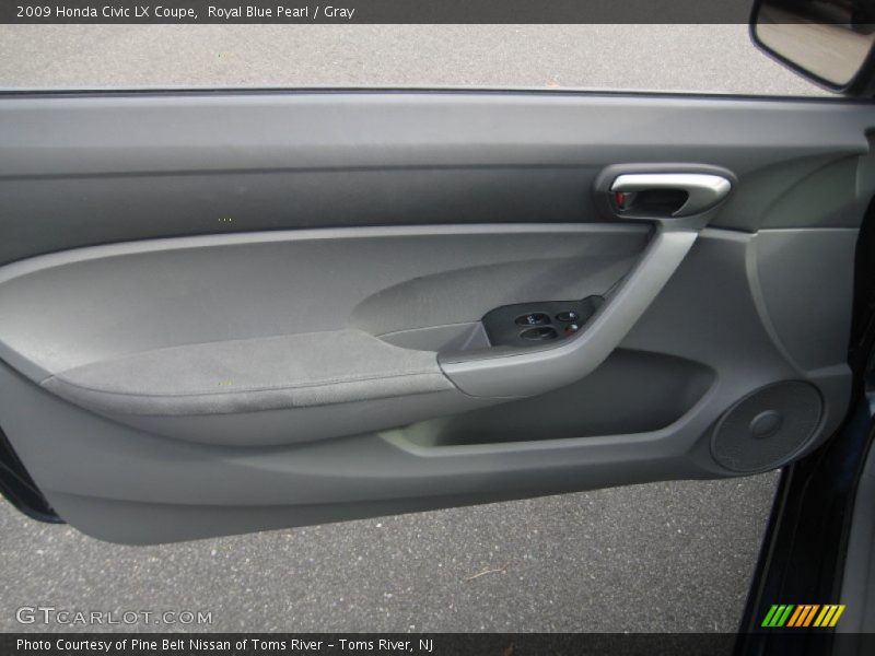 Royal Blue Pearl / Gray 2009 Honda Civic LX Coupe