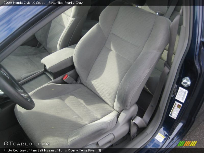 Royal Blue Pearl / Gray 2009 Honda Civic LX Coupe