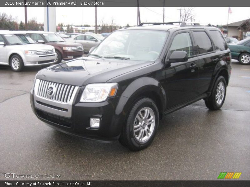 Black / Stone 2010 Mercury Mariner V6 Premier 4WD