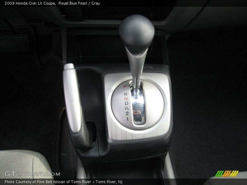 Royal Blue Pearl / Gray 2009 Honda Civic LX Coupe