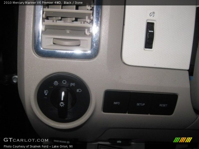 Black / Stone 2010 Mercury Mariner V6 Premier 4WD