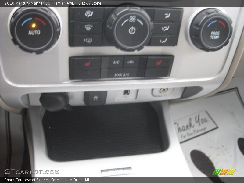 Black / Stone 2010 Mercury Mariner V6 Premier 4WD