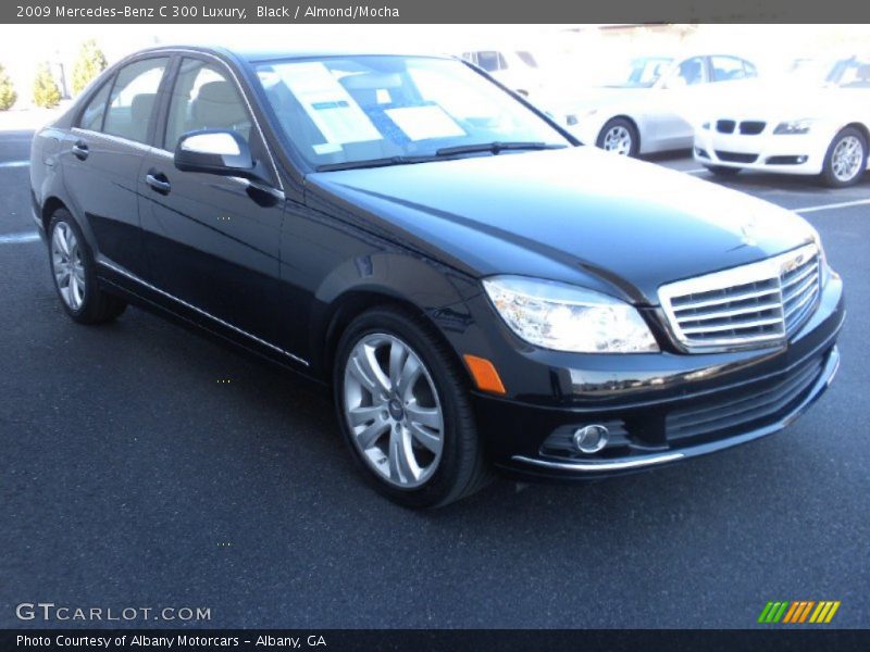 Black / Almond/Mocha 2009 Mercedes-Benz C 300 Luxury
