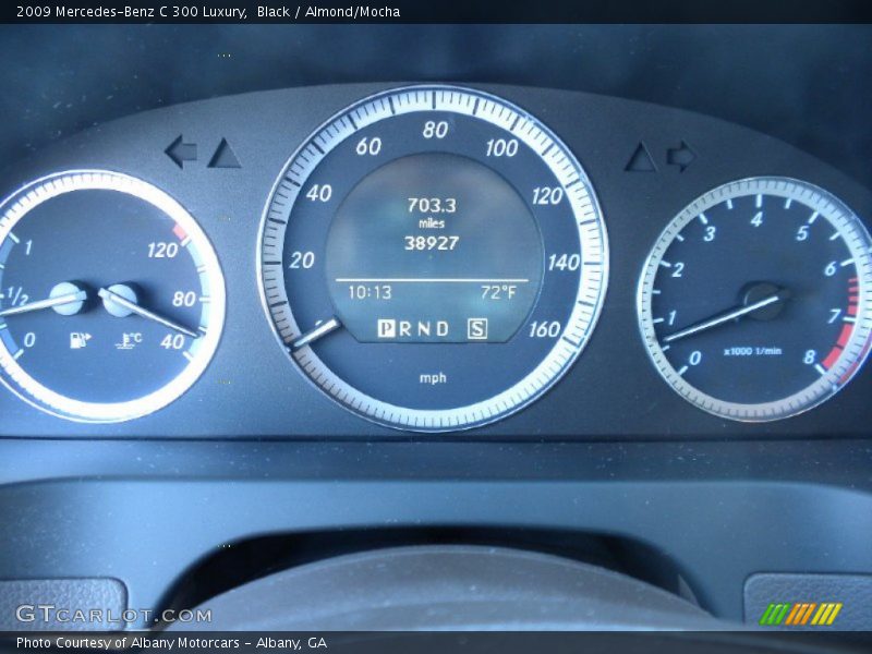 Black / Almond/Mocha 2009 Mercedes-Benz C 300 Luxury
