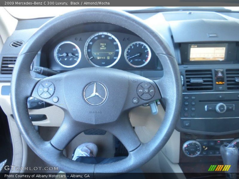 Black / Almond/Mocha 2009 Mercedes-Benz C 300 Luxury