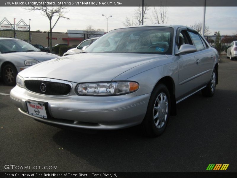 Sterling Silver Metallic / Medium Gray 2004 Buick Century Standard