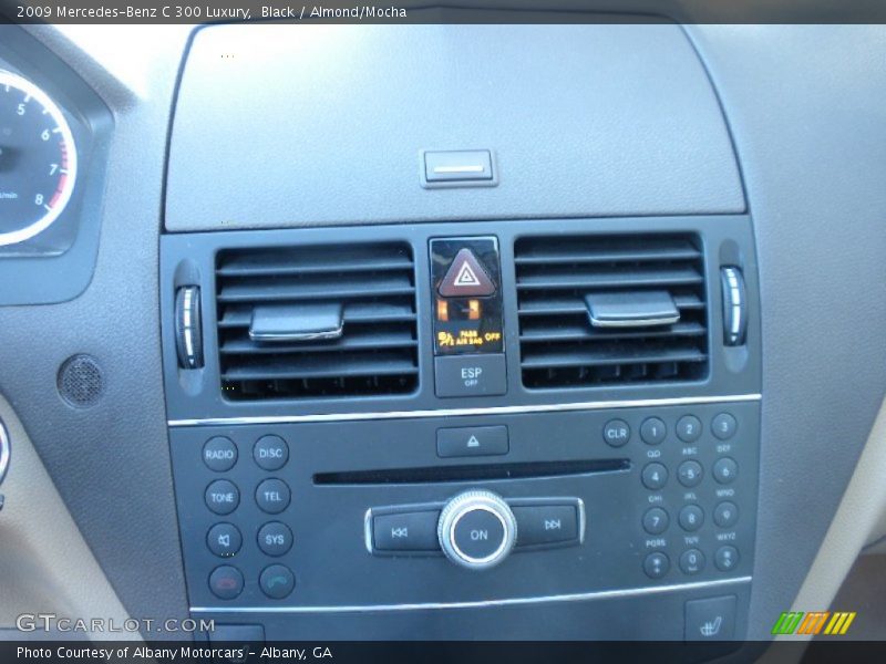 Black / Almond/Mocha 2009 Mercedes-Benz C 300 Luxury
