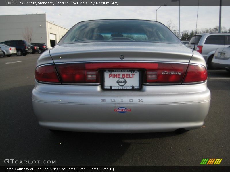 Sterling Silver Metallic / Medium Gray 2004 Buick Century Standard