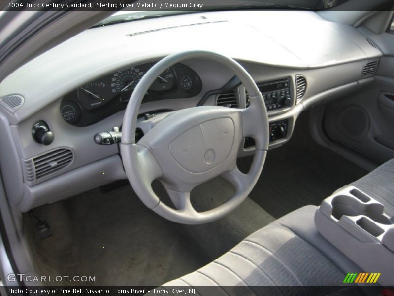 Sterling Silver Metallic / Medium Gray 2004 Buick Century Standard