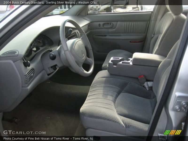 Sterling Silver Metallic / Medium Gray 2004 Buick Century Standard