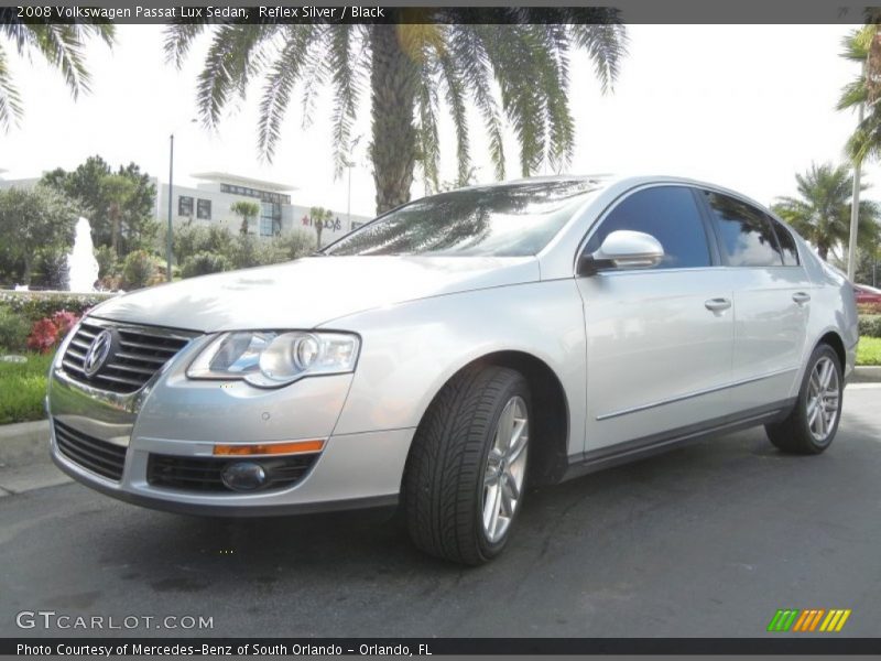 Reflex Silver / Black 2008 Volkswagen Passat Lux Sedan