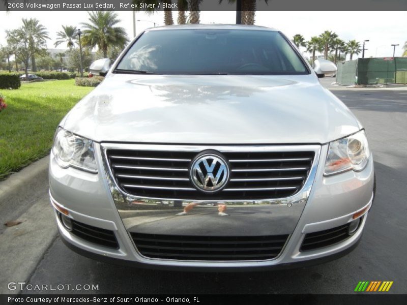 Reflex Silver / Black 2008 Volkswagen Passat Lux Sedan